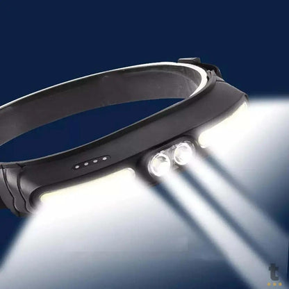 Lanterna de Cabeça Head Light Recarregável USB 600Mah 500LM Bomvink - BOM-4009 Truedata