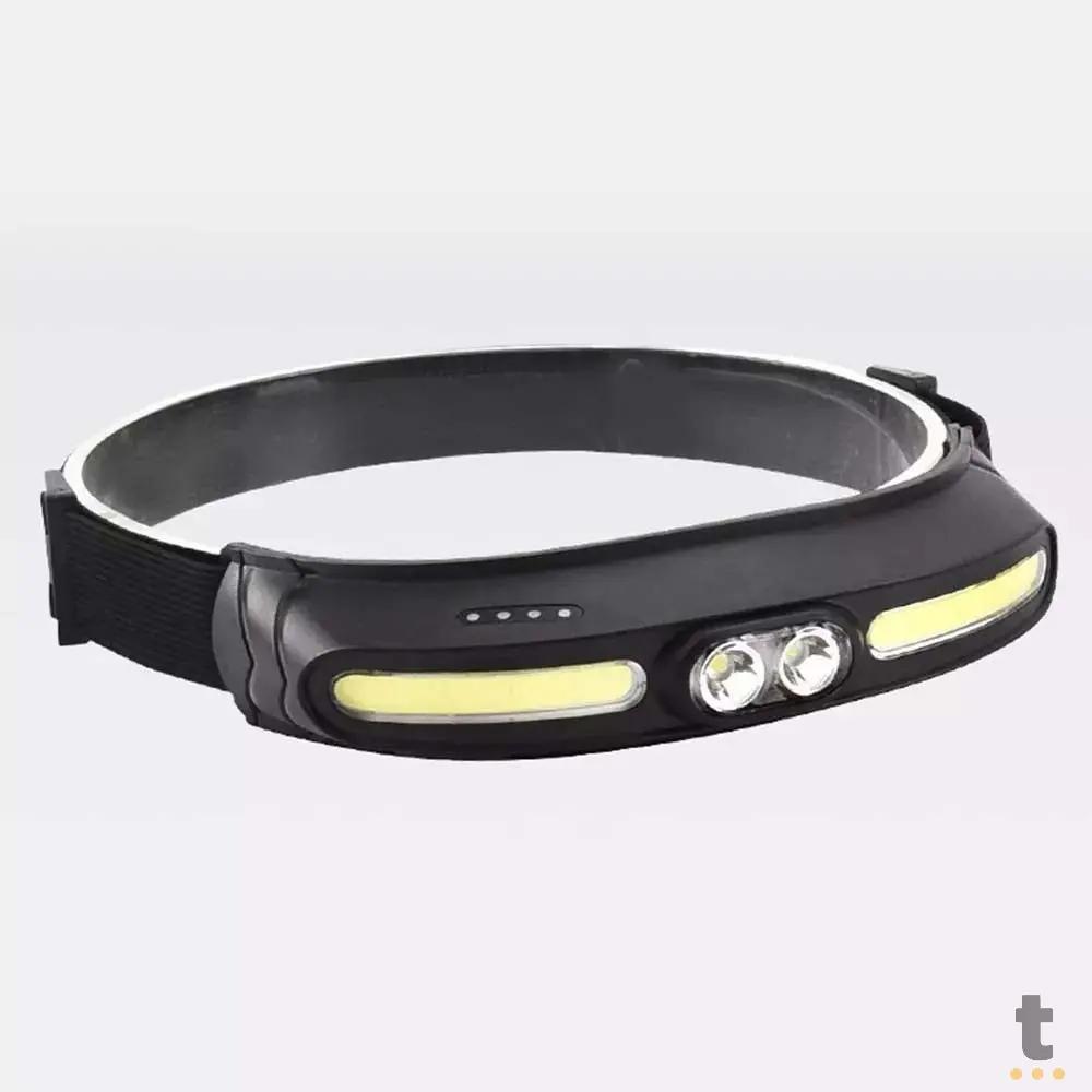 Lanterna de Cabeça Head Light Recarregável USB 600Mah 500LM Bomvink - BOM-4009 Truedata