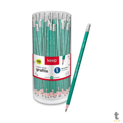 Lápis Preto HB Keep com Borracha - EI098 Truedata