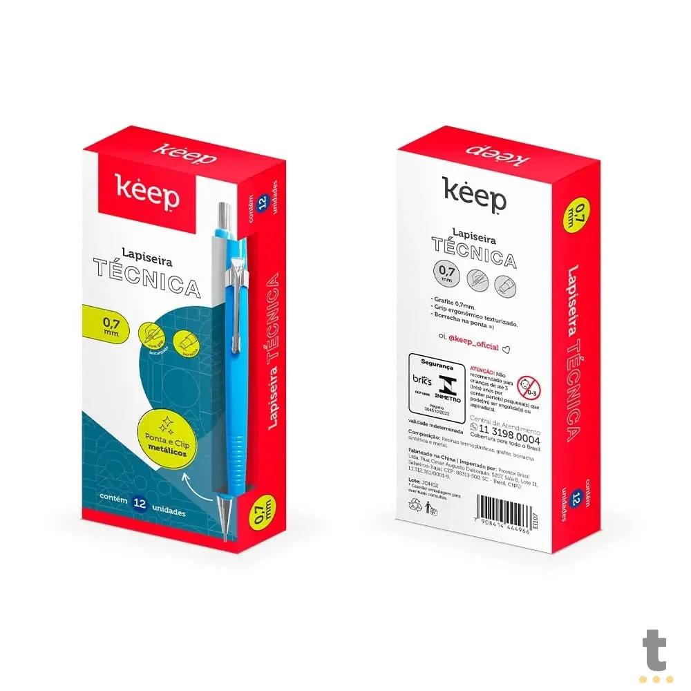 Lapiseira Técnica Keep 0,7mm Azul - EI107 Truedata