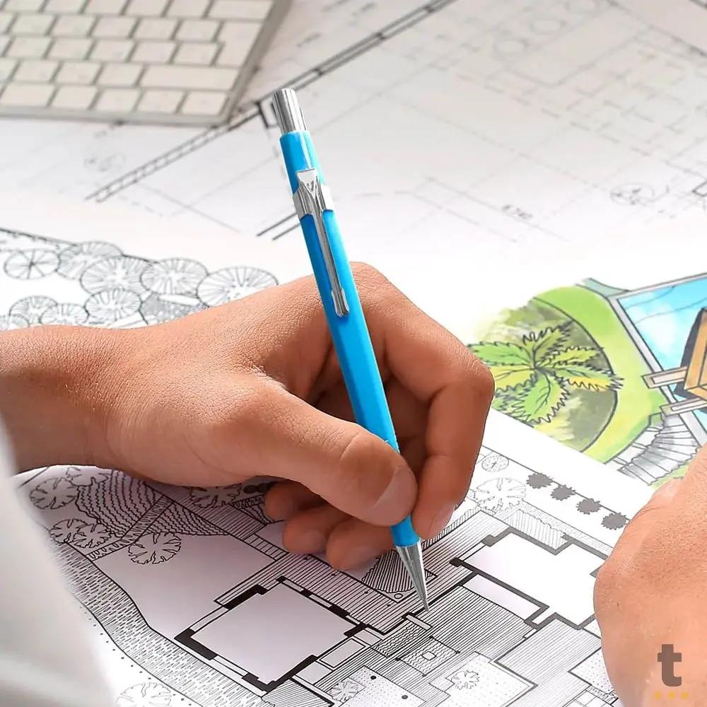 Lapiseira Técnica Keep 0,7mm Azul - EI107 Truedata