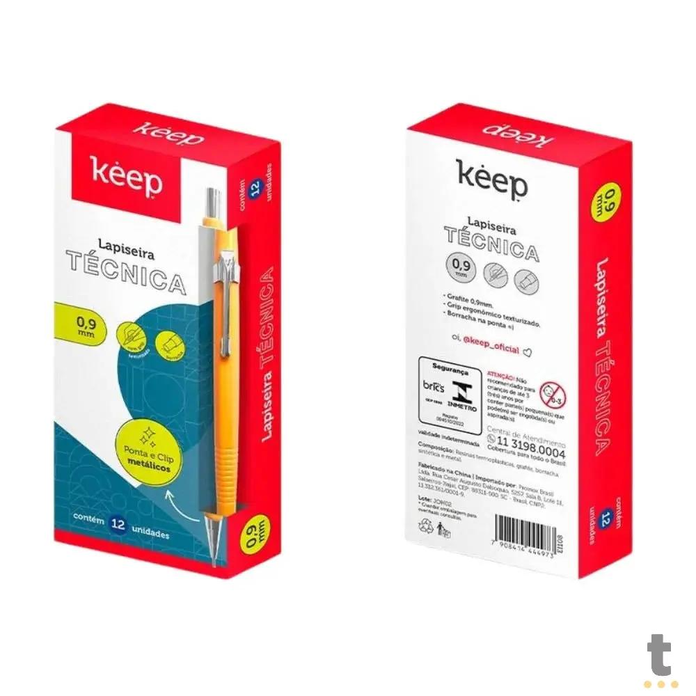 Lapiseira Técnica Keep 0,9mm Amarela - EI108 Truedata