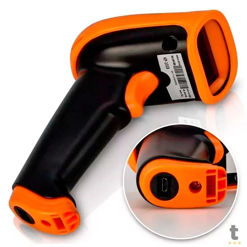 Leitor De Código De Barras Knup Sem Fio - Kp-1018 Truedata