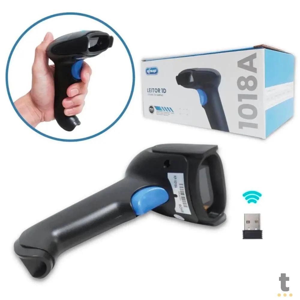Leitor De Código De Barras Knup Sem Fio - Kp-1018A Truedata