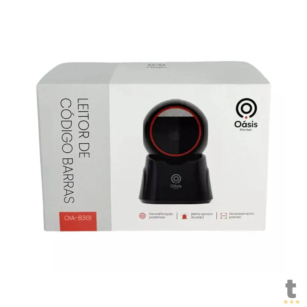 Leitor De Código De Barras Semi Fixo 1D 2D Oasis - OIA-8361 Truedata