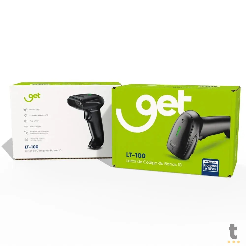 Leitor De Código De Barras Usb Get LT-100 1D - 72739 Truedata
