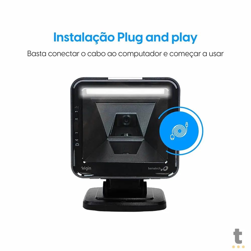 Leitor De código De Barras Elgin 1d 2d Fixo - EL-8600IA Truedata