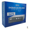 Leitor / Gravador de DVD Interno 3.5" Sata Knup - KP-LE301 Truedata