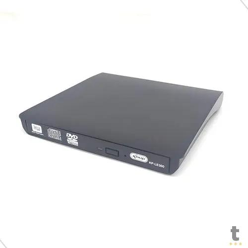 Leitor e Gravador de Cd / Dvd Externo USB 3.0 Knup - KP-LE300 Truedata