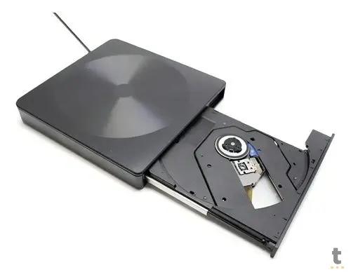 Leitor e Gravador de Cd / Dvd Externo USB 3.0 Knup - KP-LE300 Truedata