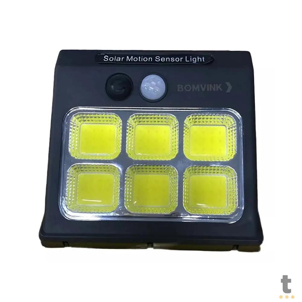 Luminária Arandela LED C/ Sensor e Painel de Carregamento Solar 1200Mah Bomvink - BOM-4204 Truedata