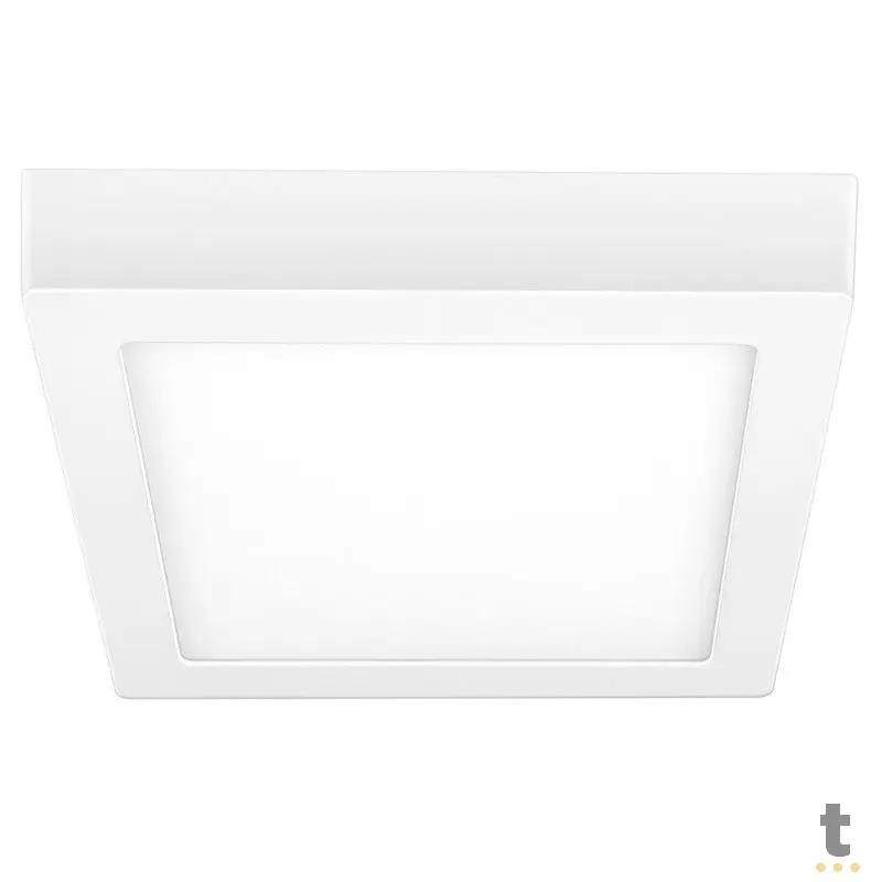 Luminária Led De Sobrepor Elgin 24w 6500k Quadrado 48d24wsqb000 Truedata