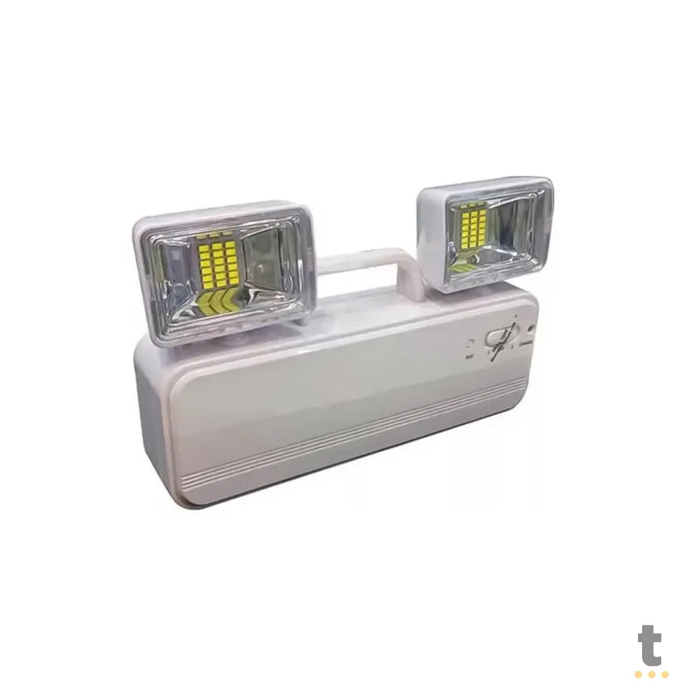 Luminária de Emergência Led 7500K Ajustável Bivolt Luatek - LK-743 Truedata