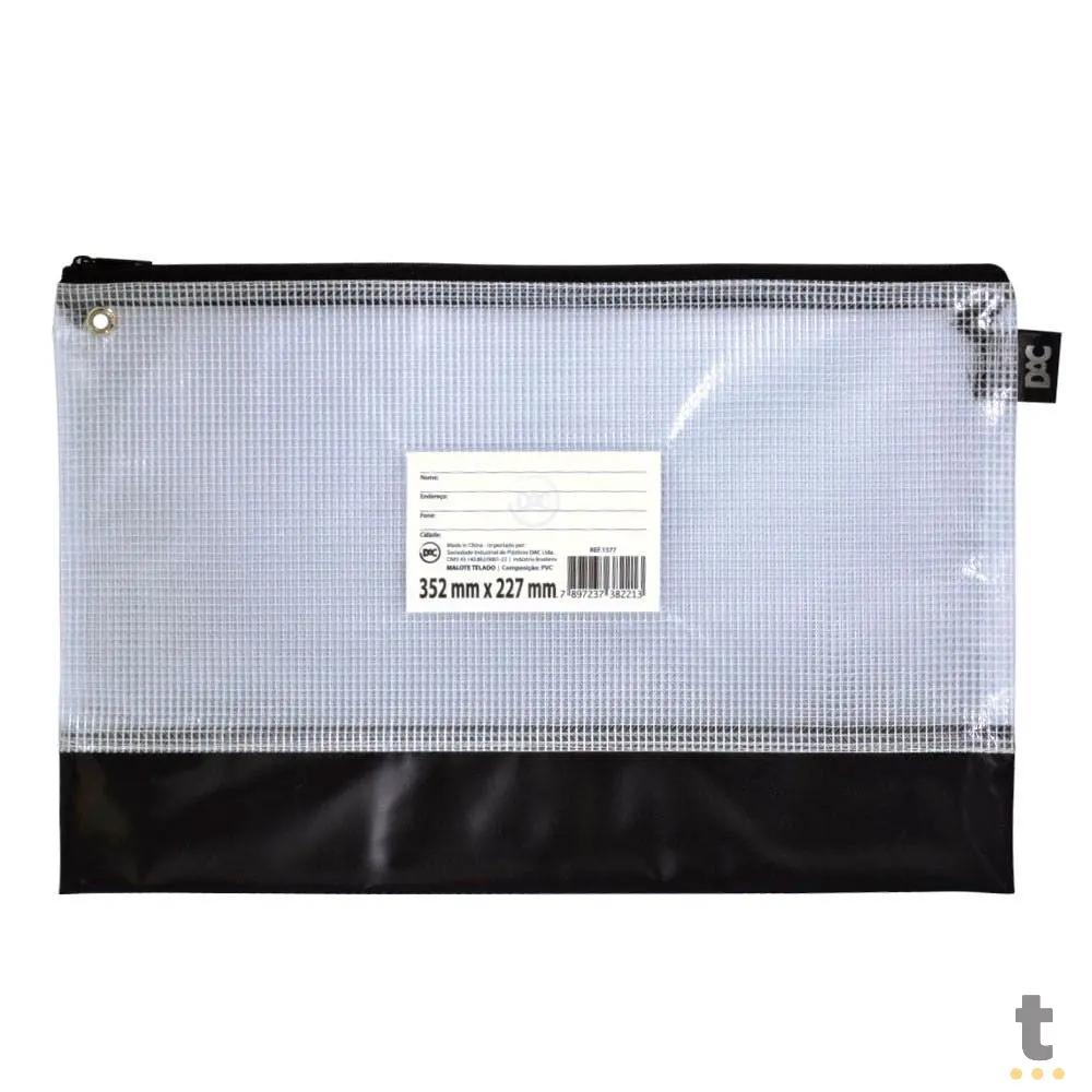 Malote Em Tela Com Ziper Medio, Dac, Malote Em Tela Com Ziper Medio 1577, Preto, 1577 Truedata