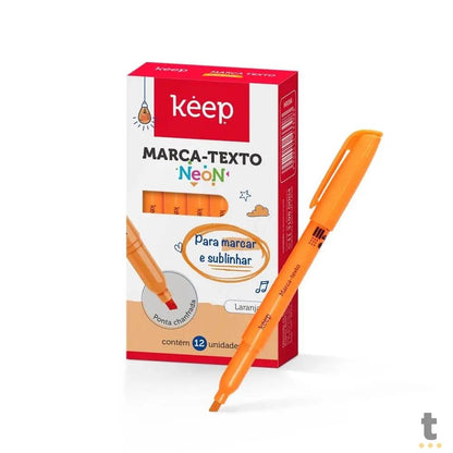 Marca Texto Laranja Keep - MR066 Truedata
