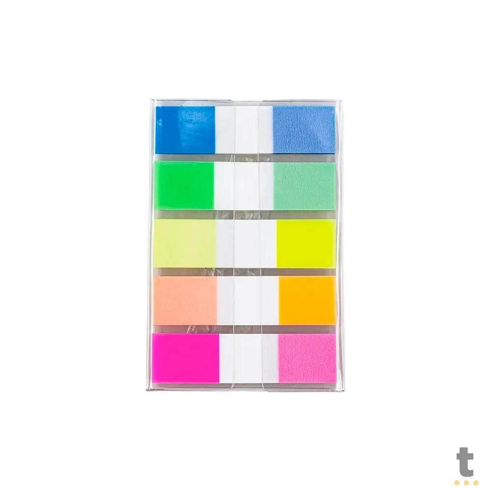 Marcador de Página Flag Pop-Up 12x45mm 5 Cores Neon 100 Folhas Keep - EI023 Truedata