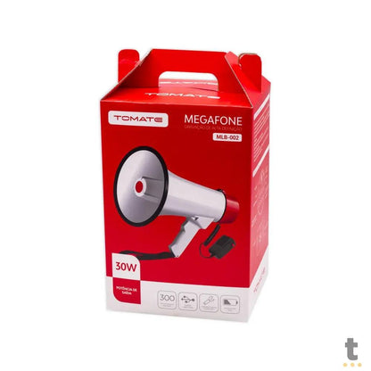 Megafone C/ Gravação de Alta Definição 30W Tomate - MLB-002 Truedata