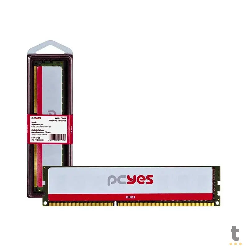 Memoria Ddr3 4gb 1333Mhz PCYes - PM041333D3 Truedata