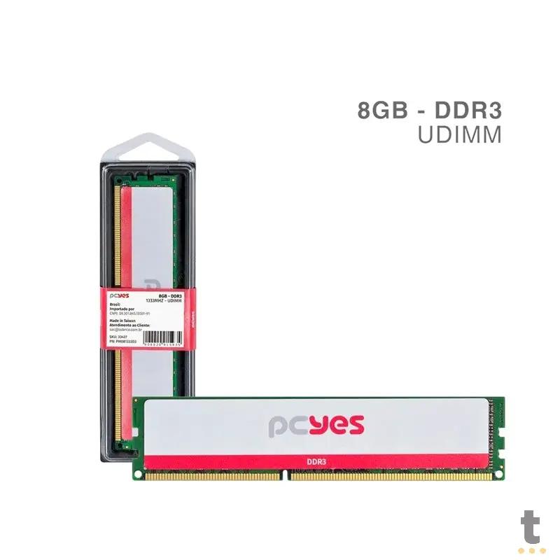 Memoria Ddr3 8gb 1333Mhz PCYes PM081333D3 Truedata