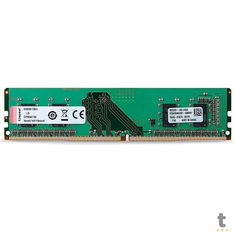Memoria Ddr4 4gb 2400mhz Kingston Kvr24n17s6/4 Truedata
