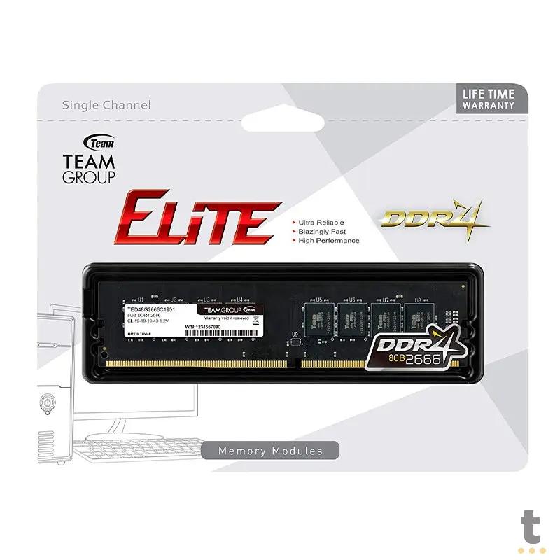 Memoria Ddr4 8gb 2666mhz Team Group Ted48g2666c1901 Truedata