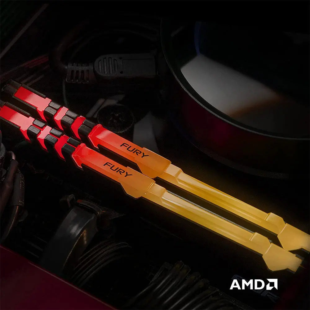 Memoria Ddr4 8gb 3200mhz Kingston Fury Beast RGB - KF432C16BBA/8 Truedata