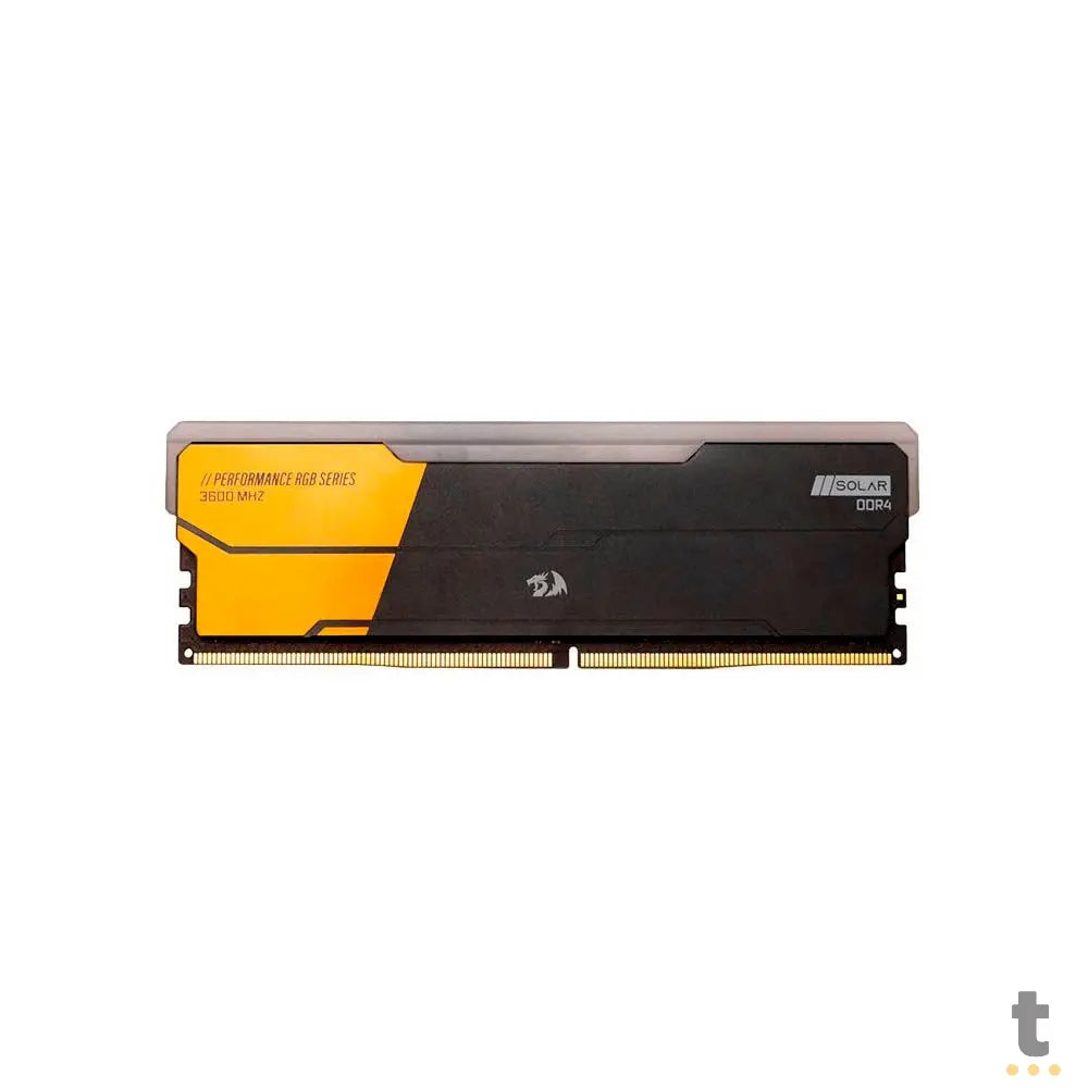Memoria Ddr4 8gb 3600mhz Cl16 C/ Dissipador Redragon Solar RGB - GM-805 Truedata