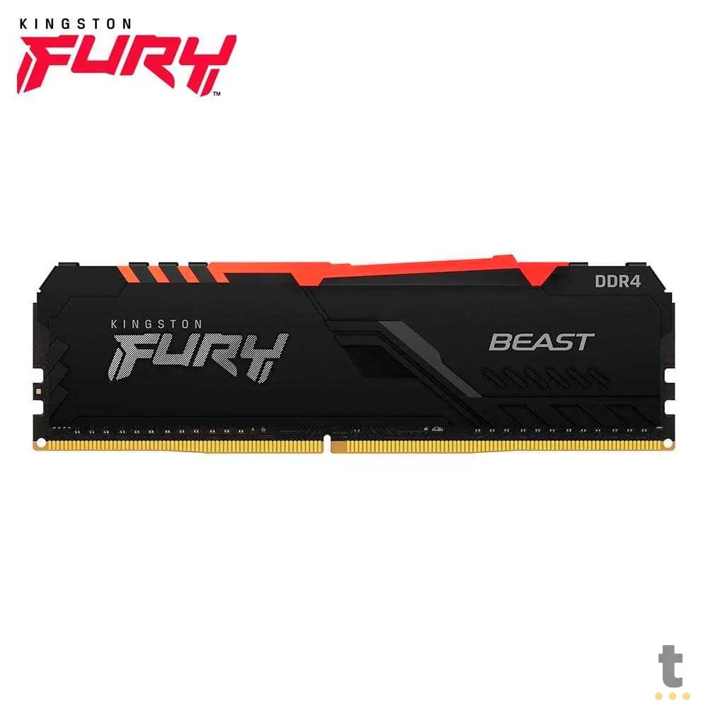 Memoria Gamer Ddr4 8gb 2666mhz RGB Kingston Fury Beast - KF426C16BBA/8 Truedata