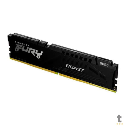 Memoria Gamer Ddr5 32gb 4800mhz Kingston Fury Beast Black CL38 - KF548C38BB-32 Truedata