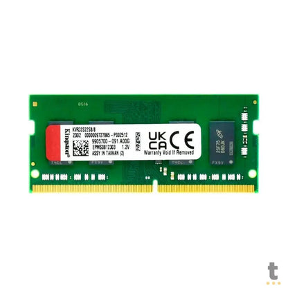 Memória Para Notebook Ddr4 8gb 3200mhz 1.2v Kingston - KVR32S22S8/8 Truedata