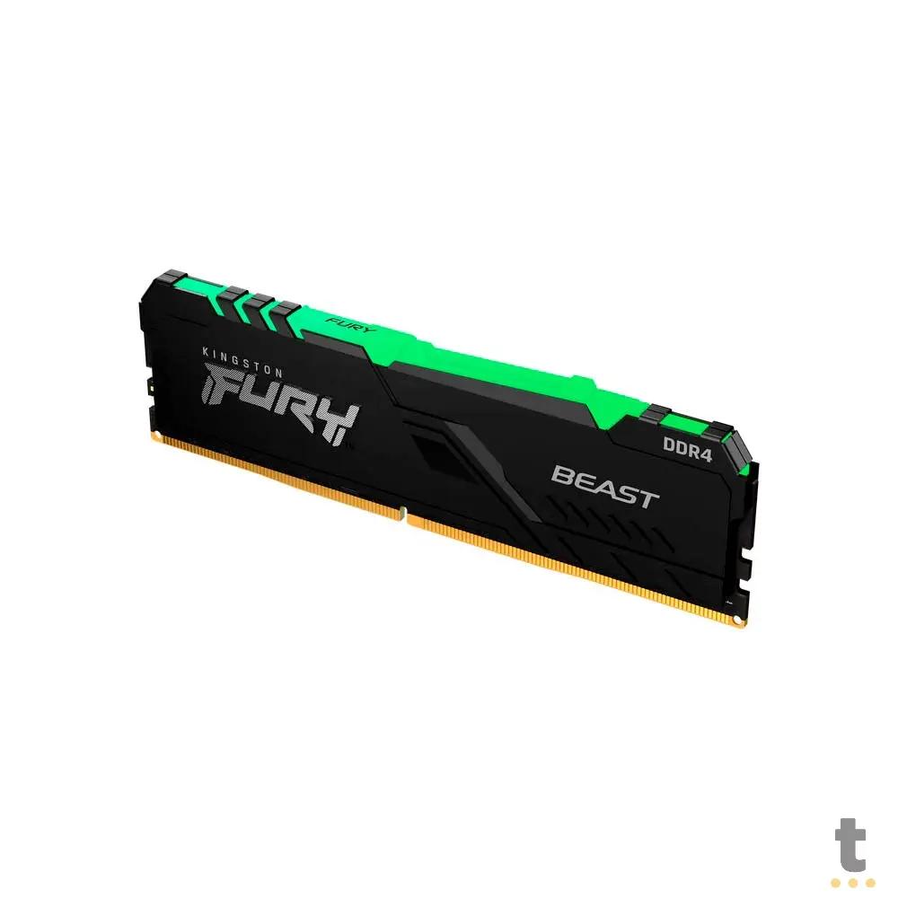 Memoria para Desktop DDR4 16gb 3200mhz Kingston Fury Beast RGB - KF432C16BB2A/16 Truedata