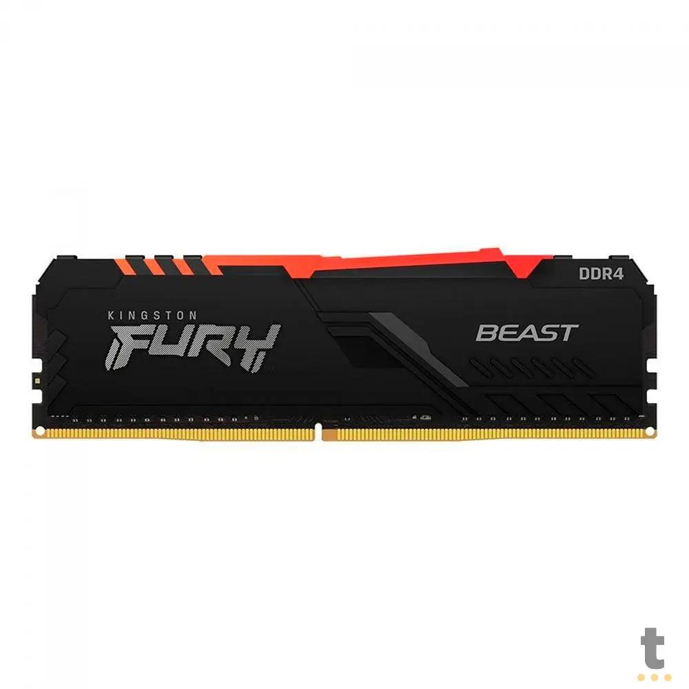 Memoria para Desktop DDR4 16gb 3200mhz Kingston Fury Beast RGB - KF432C16BBA/16 Truedata