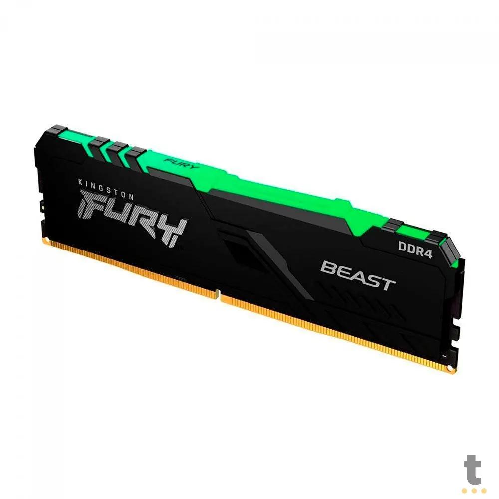 Memoria para Desktop DDR4 16gb 3200mhz Kingston Fury Beast RGB - KF432C16BBA/16 Truedata