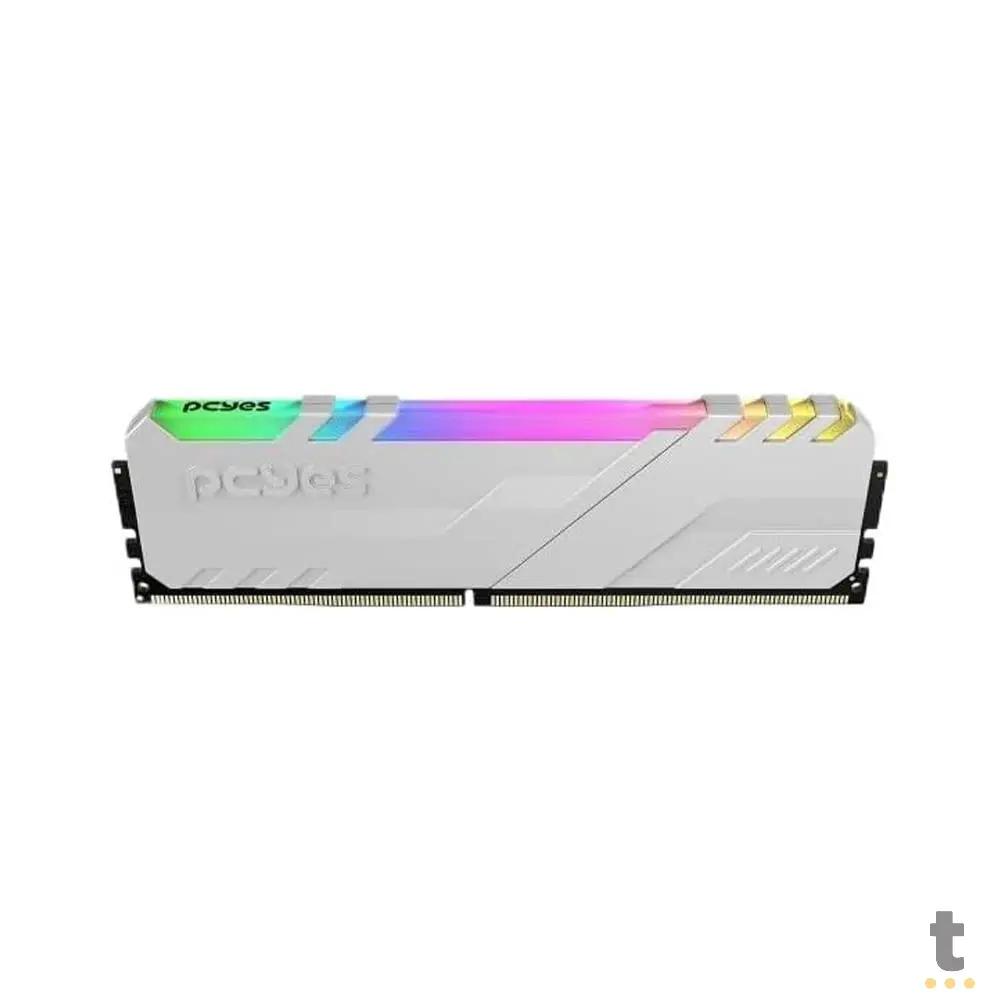 Memoria para Desktop DDR4 32gb 3200mhz PCYes Gamer Udimm Branca C/ RGB - Pm323200D4Wr Truedata