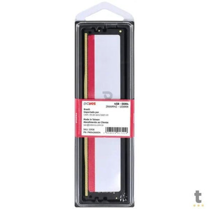 Memoria para Desktop DDR4 4gb 2666Mhz PCYes - PM042666D4 Truedata
