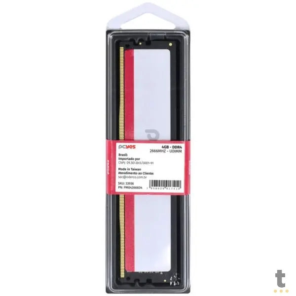 Memoria para Desktop DDR4 4gb 2666Mhz PCYes - PM042666D4 Truedata