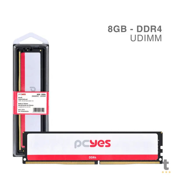 Memoria para Desktop DDR4 8gb 2666Mhz PCYes - PM082666D4