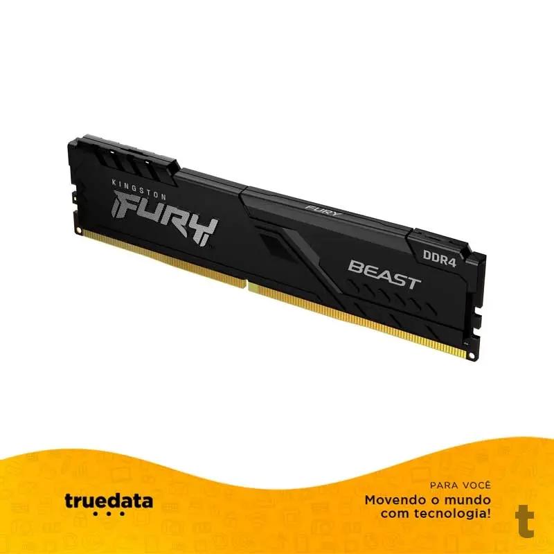 Memoria para Desktop DDR4 Gamer 4gb 2666mhz Kingston Fury Beast - KF426C16BB/4 Truedata