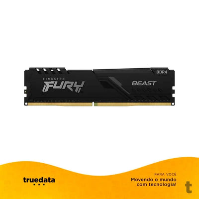 Memoria para Desktop DDR4 Gamer 4gb 2666mhz Kingston Fury Beast - KF426C16BB/4