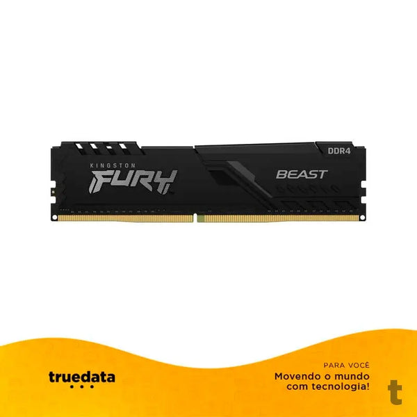 Memoria para Desktop DDR4 Gamer 4gb 2666mhz Kingston Fury Beast - KF426C16BB/4