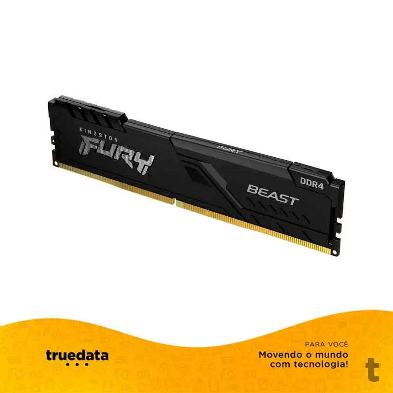 Memoria para Desktop DDR4 Gamer 4gb 2666mhz Kingston Fury Beast - KF426C16BB/4 Truedata