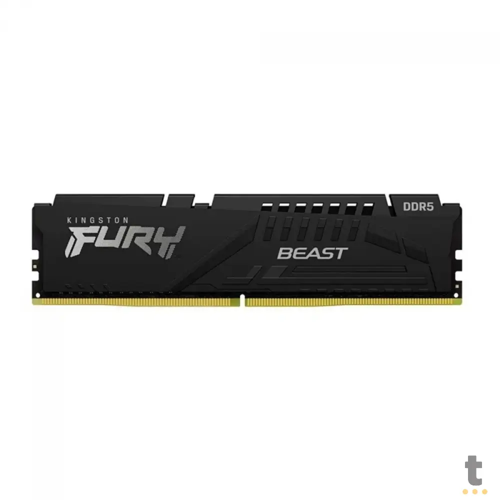 Memoria para Desktop DDR5 Gamer 16gb 5600mhz Kingston Fury Beast Black - KF556C40BB16 Truedata