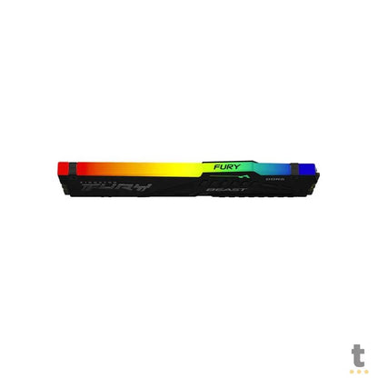 Memoria para Desktop DDR5 Gamer 16gb 5600mhz Kingston Fury Beast Black RGB - KF556C40BBA-16 Truedata