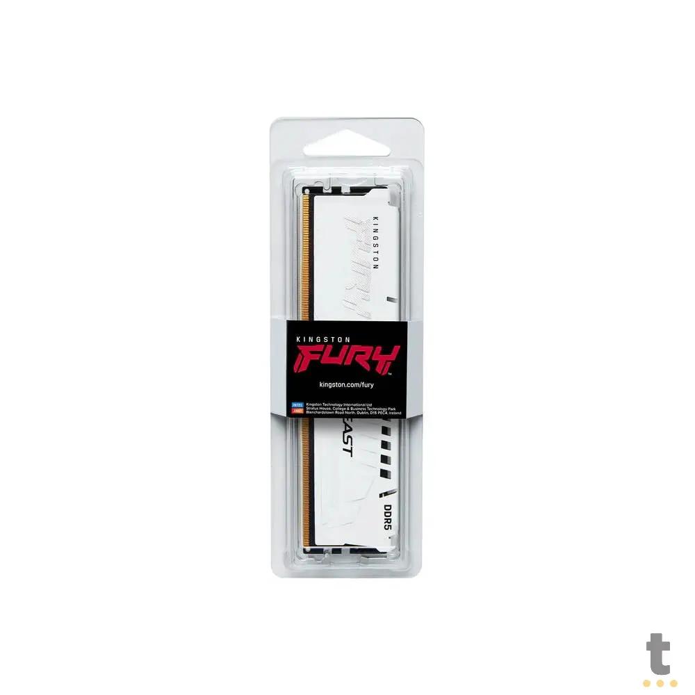 Memoria para Desktop DDR5 Gamer 16gb 6800Mhz Kingston Fury Beast White - KF568C34BW-16 Truedata