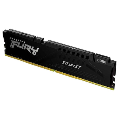 Memoria para Desktop DDR5 Gamer 16gb (Pack C/ 2 Pentes 8Gb) 5600Mhz Kingston Fury Beast Black - KF556C40BBK2-16 Truedata