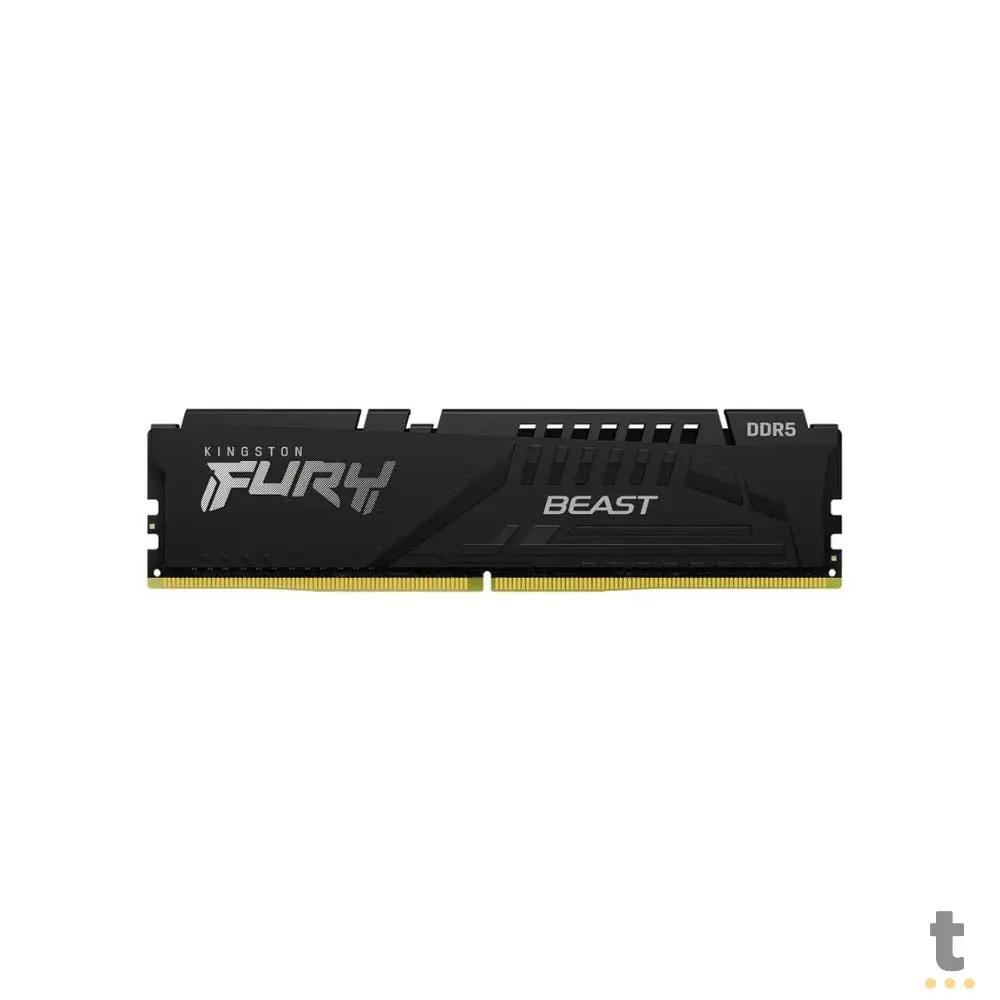 Memoria para Desktop DDR5 Gamer 32gb 5200mhz Kingston Fury Beast Black - KF552C40BB32 Truedata