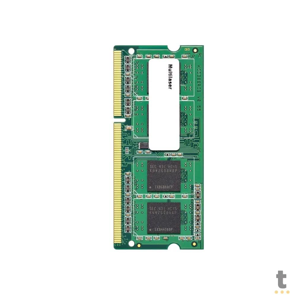 Memoria para Notebook DDR3L 4GB 1600Mhz Multilaser - MM420 Truedata
