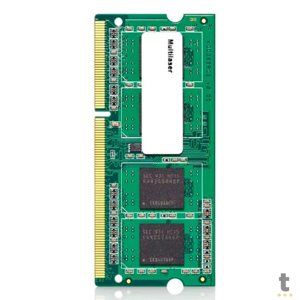 Memoria para Notebook DDR3L 8GB 1600Mhz Multilaser - MM820