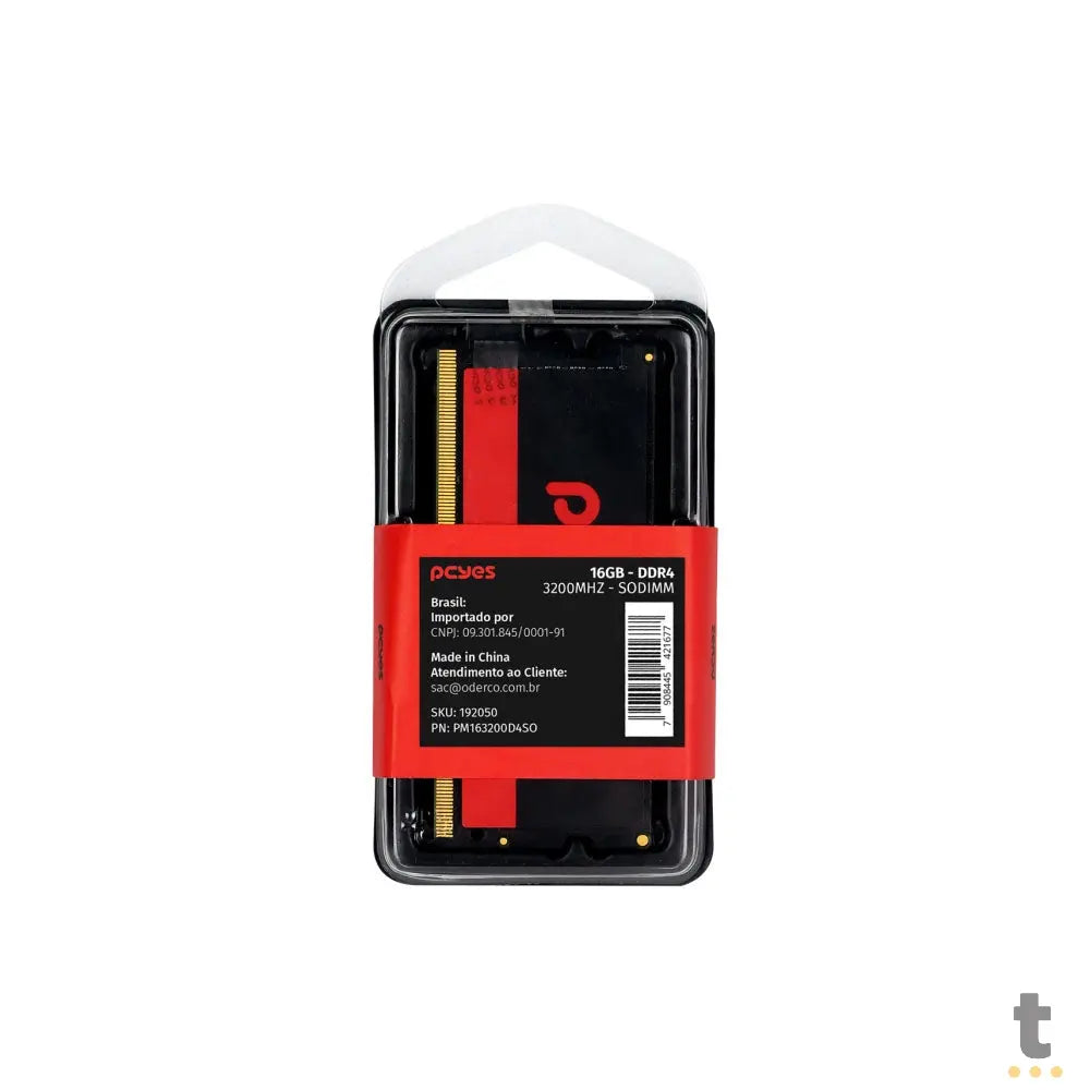 Memoria para Notebook Ddr4 16gb 3200mhz PCYes Sodimm - PM163200D4SO Truedata