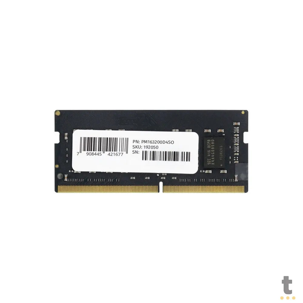 Memoria para Notebook Ddr4 16gb 3200mhz PCYes Sodimm - PM163200D4SO Truedata